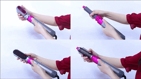 hair dryer brush with multiple attachments 5 in 1 UAE