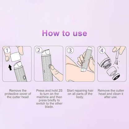 Silky Splash 2-in-1 Facial & Body Shaver