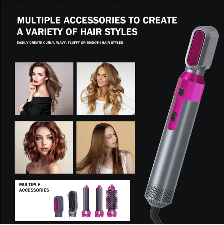 5-in-1 Hot Air Brush Styler