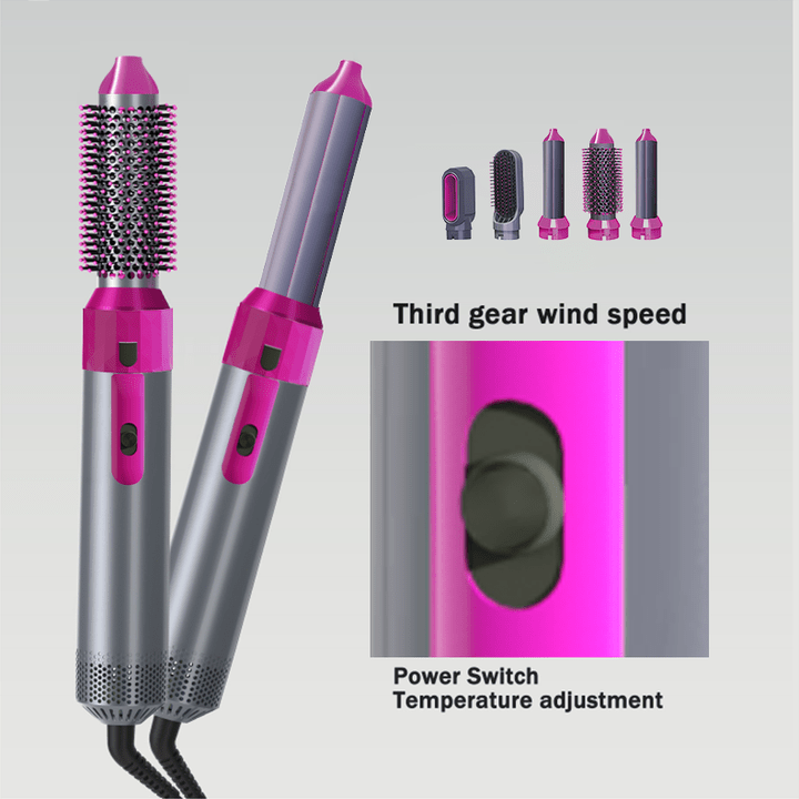 5-in-1 Hot Air Brush Styler